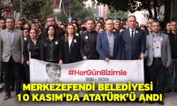 Merkezefendi Belediyesi 10 Kasım’da Atatürk’ü Andı