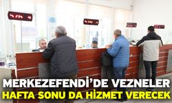 Merkezefendi’de Vezneler Hafta Sonu Da Hizmet Verecek