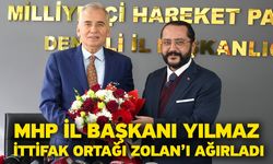 MHP İl Başkanı Yılmaz, ittifak ortağı Zolan’ı ağırladı