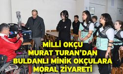 Milli Okçu Murat Turan’dan Buldanlı minik okçulara moral ziyareti