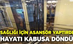 Sağlığı için asansör yaptırdı! Hayatı kabusa döndü