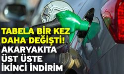 Tabela bir kez daha değişti! Akaryakıta üst üste ikinci indirim