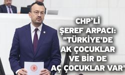 CHP’li Şeref Arpacı: "Türkiye'de ak çocuklar ve bir de aç çocuklar var"