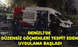 Denizli'de Düzensiz Göçmenleri Tespit Eden Uygulama Başladı