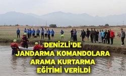 Denizli'de Jandarma Komandolara Arama Kurtarma Eğitimi Verildi