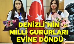 Denizli’nin Milli Gururları Evine Döndü