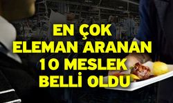 En Çok Eleman Aranan 10 Meslek Belli Oldu