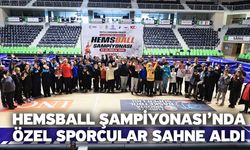 Hemsball Şampiyonası’nda Özel Sporcular Sahne Aldı