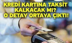 Kredi kartına taksit kalkacak mı? o detay ortaya çıktı!