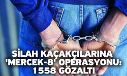 Silah kaçakçılarına 'Mercek-8' operasyonu: 1558 gözaltı