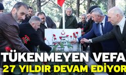 Tükenmeyen vefa 27 yıldır devam ediyor