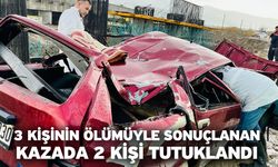 3 Kişinin Ölümüyle Sonuçlanan Kazada 2 Kişi Tutuklandı