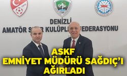 ASKF Emniyet Müdürü Sağdıç’ı Ağırladı