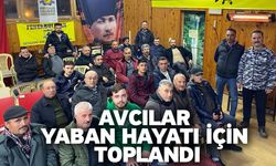 Avcılar yaban hayatı için toplandı