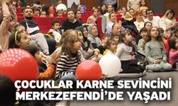 Çocuklar Karne Sevincini Merkezefendi’de Yaşadı