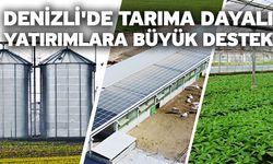 Denizli'de Tarıma Dayalı Yatırımlara Büyük Destek