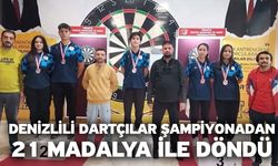 Denizlili Dartçılar Şampiyonadan 21 Madalya İle Döndü