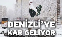 Denizli’ye Kar Geliyor