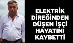 Elektrik direğinden düşen işçi hayatını kaybetti