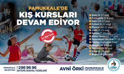 Pamukkale’de Kış Dönemi Kurslarına Başvurular Devam Ediyor