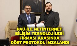 PAÜ ile Netinternet Bilişim Teknolojileri Firması Arasında Dört Protokol İmzalandı