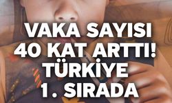 Vaka sayısı 40 kat arttı! Türkiye 1. Sırada