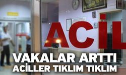 Vakalar arttı, aciller tıklım tıklım