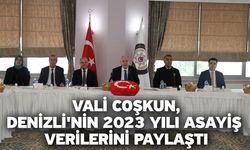 Vali Coşkun, Denizli'nin 2023 yılı asayiş verilerini paylaştı