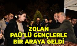 Zolan PAÜ’lü gençlerle bir araya geldi