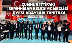 Cumhur İttifakı Serinhisar Belediye Meclisi Üyesi Adayları Tanıtıldı