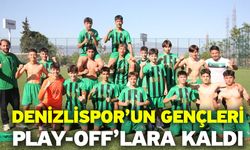 Denizlispor’un gençleri play-off’lara kaldı