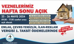 Pamukkale Belediyesi’nde Vezneler Hafta Sonu Açık Olacak