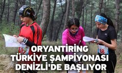 Oryantiring Türkiye Şampiyonası Denizli'de başlıyor