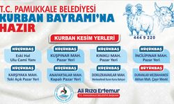Pamukkale Belediyesi Kurban Bayramı’na Hazır