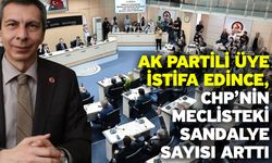 AK Partili üye istifa edince, CHP’nin meclisteki sandalye sayısı arttı