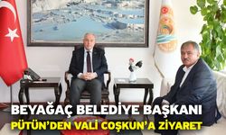 Beyağaç Belediye Başkanı Pütün’den Vali Coşkun’a ziyaret