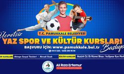 Pamukkale Belediyesi Yaz Spor Ve Kültür Kursları Başlıyor
