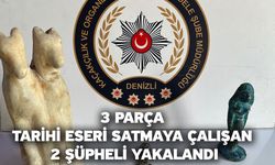 3 Parça Tarihi Eseri Satmaya Çalışan 2 Şüpheli Yakalandı