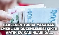 Beklenen torba yasadan emeklilik düzenlemesi çıktı! Artık ev kadınları da...