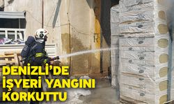 Denizli’de İşyeri Yangını Korkuttu