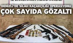 Denizli’de silah kaçakçılığı operasyonu! Çok sayıda gözaltı