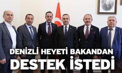 Denizli Heyeti Bakandan Destek İstedi