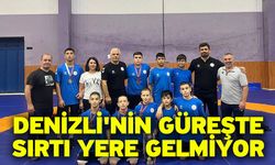 Denizli'nin güreşte sırtı yere gelmiyor