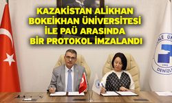 Kazakistan Alikhan Bokeikhan Üniversitesi ile PAÜ Arasında Bir Protokol İmzalandı