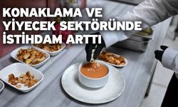 Konaklama ve yiyecek sektöründe istihdam arttı