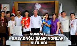 Kumral, Babadağlı şampiyonları kutladı