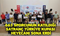 663 sporcunun katıldığı Satranç Türkiye Kupası heyecanı sona erdi