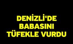 Denizli'de Babasını Tüfekle Vurdu