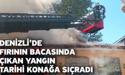 Denizli’de fırının bacasında çıkan yangın tarihi konağa sıçradı