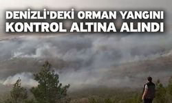 Denizli'deki orman yangını kontrol altına alındı